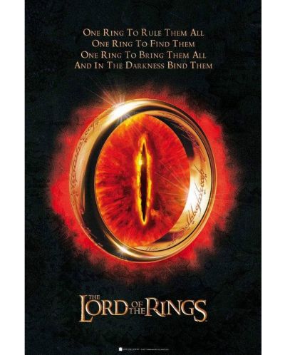 Maxi poster ABYstyle Movies: Lord of the Rings - The One Ring - 1