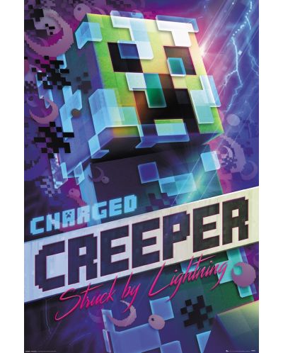 Poster maxi GB Eye Minecraft - Charged Creeper - 1