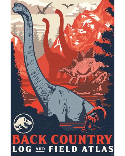 Poster maxi ABYstyle Movies: Jurassic World - Back Country - 1