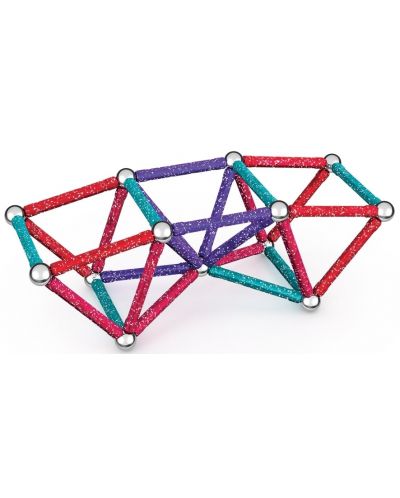 Constructor magnetic Geomag - Glitter, 60 de piese - 3