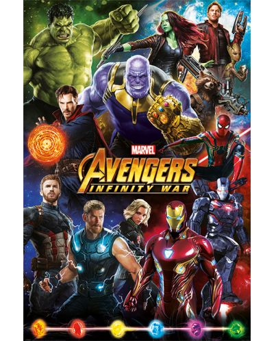 Poster maxi Pyramid - Avengers: Infinity War (Characters) - 1