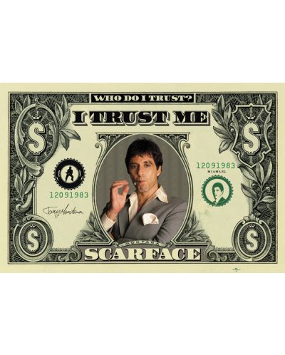 Poster maxi Pyramid - Scarface (Dollar) - 1