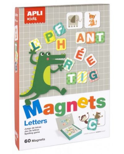 Joc magnetic pentru copii APLI - Alfabet - 1
