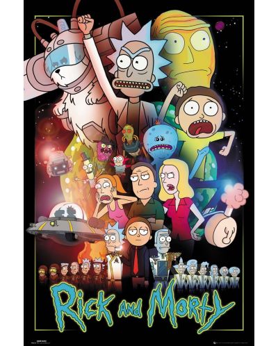 Poster maxi GB Eye Animation: Rick & Morty - Wars - 1
