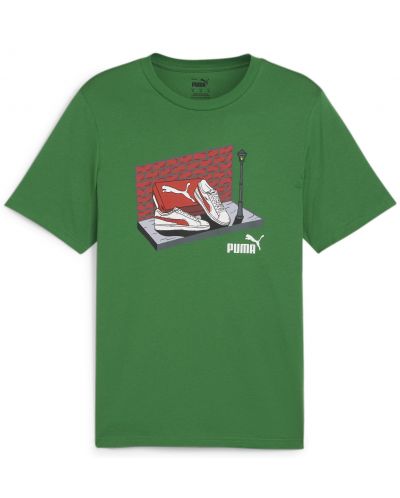 Tricou pentru bărbați  Puma - Graphics Sneaker Box Tee , verde - 1