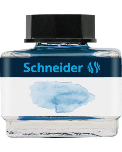 Cerneală pentru pixuri Schneider - 15 ml, albastru gheață - 1