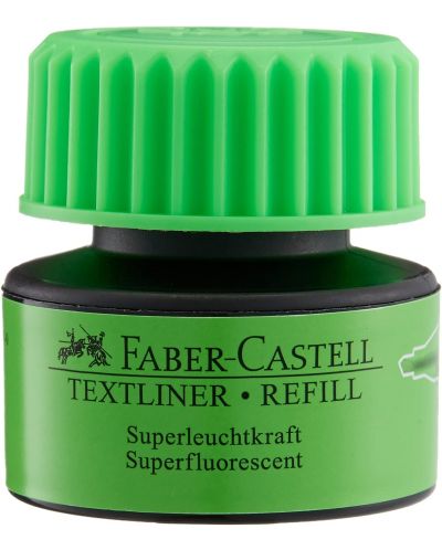 Recipient de cerneală pentru marker text Faber-Castell - verde, 25 ml - 4