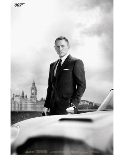 Poster maxi Pyramid - James Bond (Bond & DB5 - Skyfall) - 1