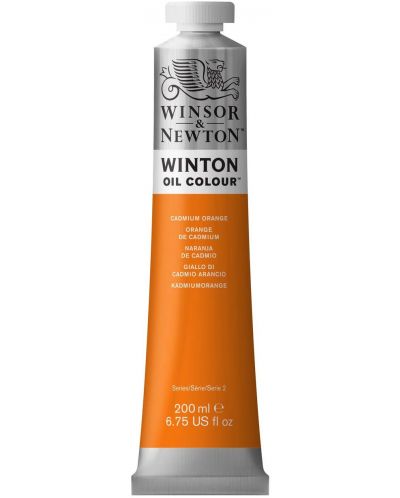 Vopsea ulei Winsor & Newton Winton - Portocala de cadmiu, 200 ml - 1