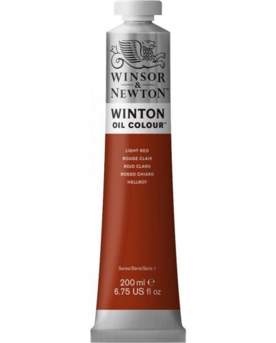 Vopsea ulei Winsor & Newton Winton - roșu deschis, 200 ml - 1