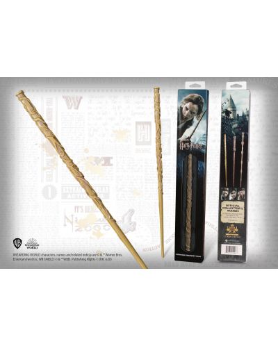 Bagheta magica The Noble Collection Movies: Harry Potter - Hermione, 38 cm - 3