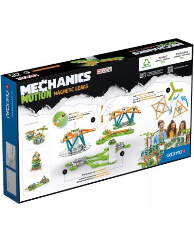 Constructor magnetic Geomag - Mechanics Motion Magnetic Gears, 160 de piese - 7