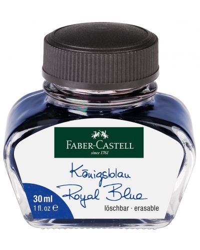 Cerneala pentru stilou Faber-Castell - Albastro, 30 ml - 1