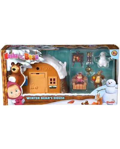 Set de joaca Simba Toys Masha si Ursul - Casa de iarna a ursului - 8