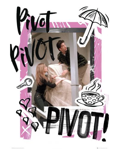 Poster maxi GB eye Television: Friends - Pivot - 1