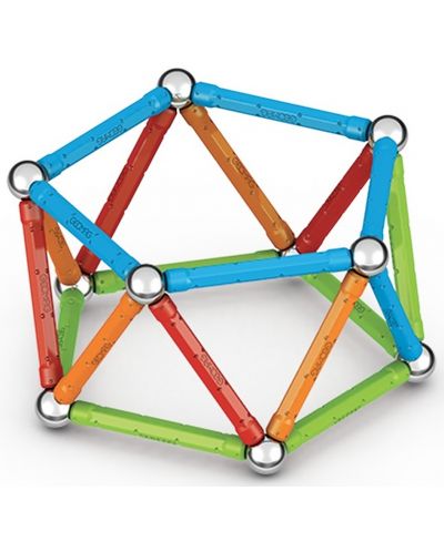 Constructor magnetic Geomag - Supercolor, 42 de piese - 2