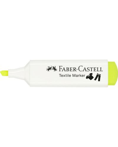 Marker textil Faber-Castell - Galben neon - 4