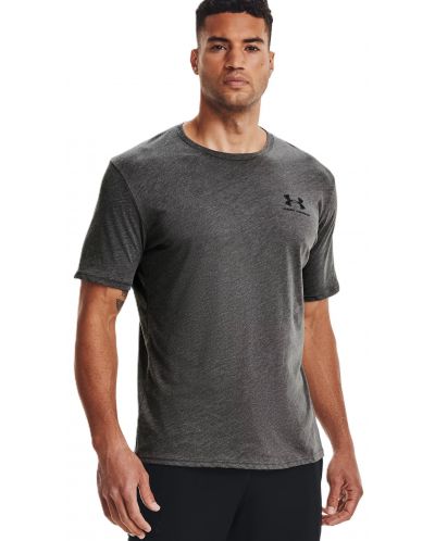 Tricou pentru bărbați Under Armour - Sportstyle LC , gri - 3