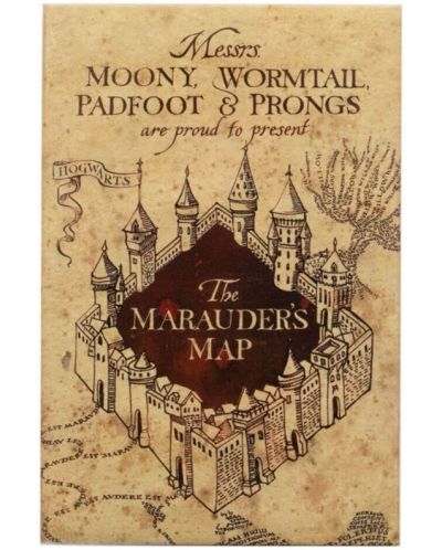 Magnet Pyramid Movies: Harry Potter - The Marauders Map - 1