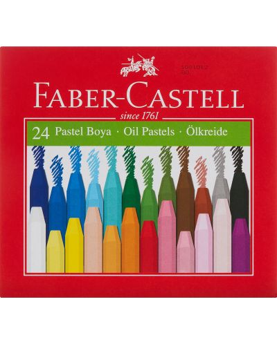 Pasteluri uleioase Faber-Castell - 24 culori - 1