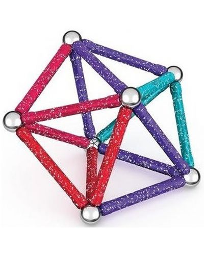 Constructor magnetic Geomag - Glitter, 22 de piese - 4