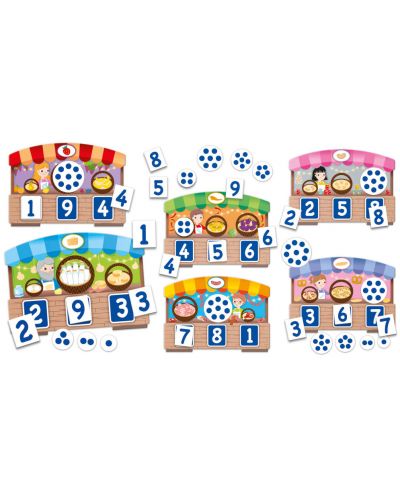 Joc amuzant Headu Montessori - Piata mica, joc de bingo - 2