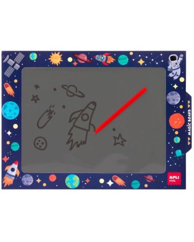 Tablita magica cu stilou inclus Apli Kids - Sistem solar - 1