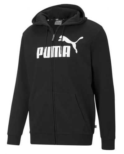 Hanorac pentru bărbați Puma - ESS Big Logo, negru - 1