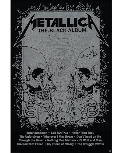Maxi poster GB eye Music: Metallica - The Black Album - 1