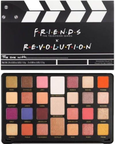Makeup Revolution - Paletă de farduri Friends Limitless, 27 culori - 1