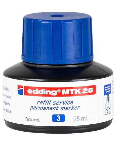 Călimară Edding MTK25 - albastru, 25 ml - 1