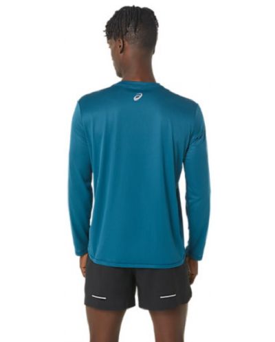 Bluză pentru bărbați Asics - Fujitrail Logo LS Top, albastră - 4