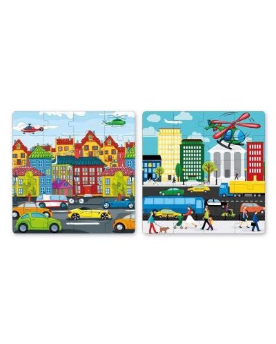 Raya Toys Puzzle magnetic - City Traffic, 40 de piese - 3