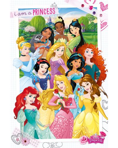 Poster maxi Pyramid - Disney Princess (I am a Princess) - 1
