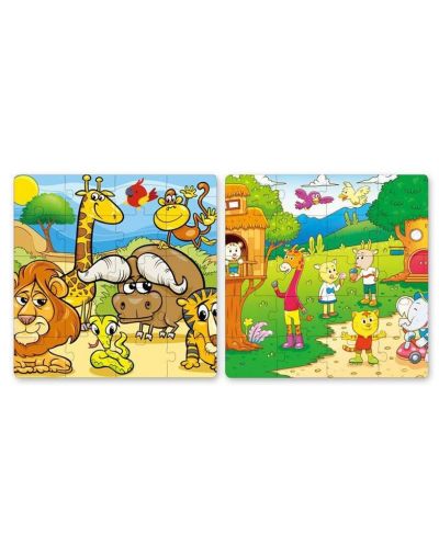 Raya Toys Puzzle magnetic - Animal Park, 40 de piese	 - 2