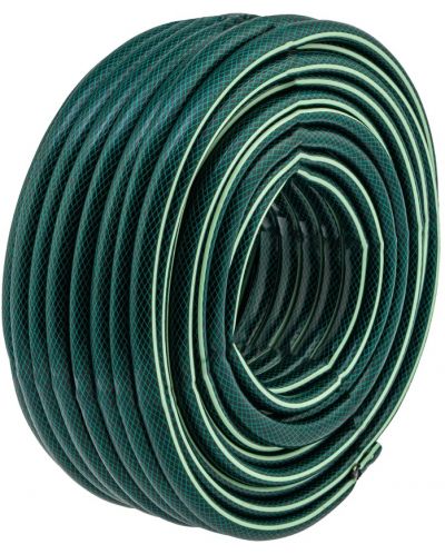 Furtun de udare Palisad - PVC, armat, Ø 1/2''', 50 m, verde - 1