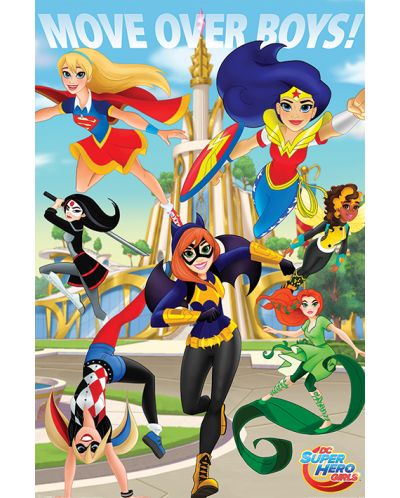 Poster maxi Pyramid - DC Super Hero Girls (Move Over Boys) - 1