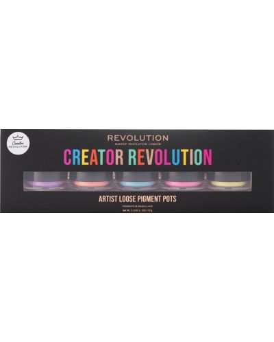 Makeup Revolution Set pigmenți pentru machiaj Creator Artist, 5 culori - 4