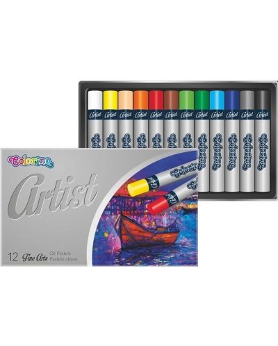 Pasteluri uleioase Colorino Artist - 12 culori - 1