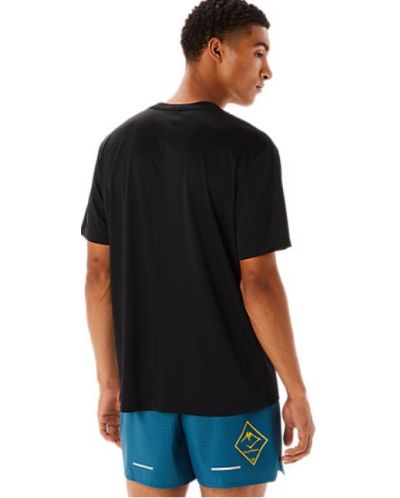 Tricou pentru bărbați Asics - Fujitrail Logo SS Top, negru - 4