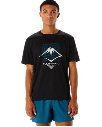 Tricou pentru bărbați Asics - Fujitrail Logo SS Top, negru - 3