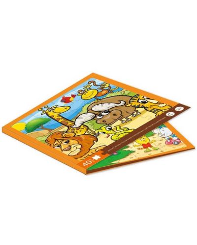 Raya Toys Puzzle magnetic - Animal Park, 40 de piese	 - 3