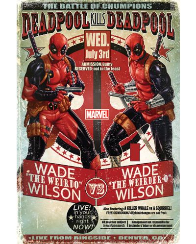 Poster maxi Pyramid - Deadpool (Wade vs Wade) - 1
