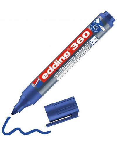 Marker pentru tablă albă Edding 360 - albastru - 1