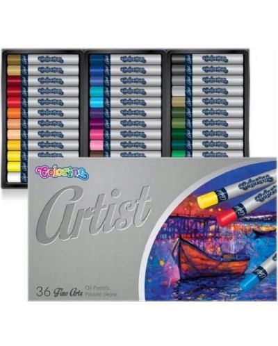 Pasteluri uleioase Colorino Artist - 36 culori - 1