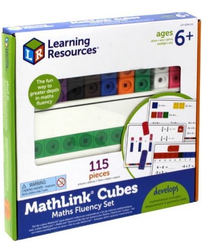 Learning Resources Cuburi matematice - Stem, 100 de bucăți  - 2