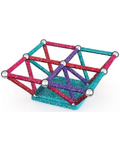 Constructor magnetic Geomag - Glitter, 60 de piese - 4