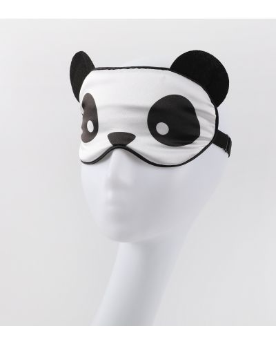 Mască de dormit I-Total Panda - Neagră-albă - 3