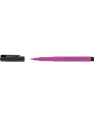 Marker cu pensula Faber-Castell Pitt Artist - Roz violet (125) - 3