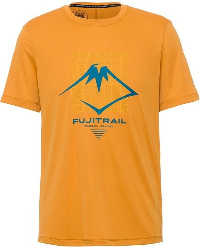 Tricou pentru bărbați Asics - Fujitrail Logo SS Top, galben - 1